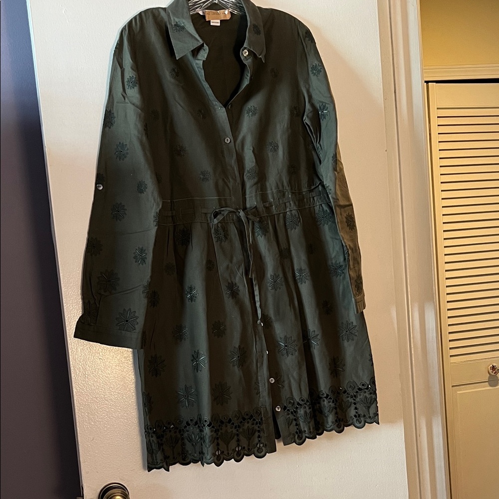 Diane Von Furstenberg Olive Green Dress